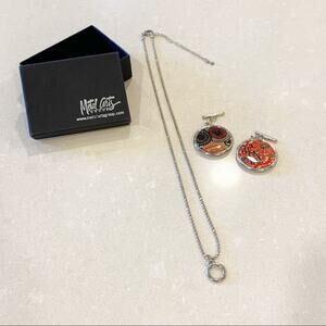 NEW Handmade Interchangeable Pendant Necklace Set